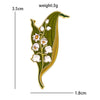 Cute Flower Pins 7-design Enamel Orchid Lilac Flower Metal Brooch Pin On Backpack Clothes Lapel Badge Friends Gifts - Image 13