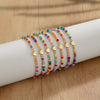 7Pcs Colorful Rice Beads Bracelet Set For Women Heart Charm Elastic Beaded Chain Bangle Female Jewelry Gift - Image 9