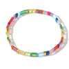 Colorful Tila Bead Bracelet with Contrasting Patterns - Image 15
