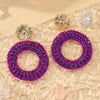 Big Water Drop Shape Drop Earrings For Women Colorful Beads Handmade Threading Crystal Long Earrings Jewelry Gift - Image 14