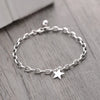 Silver Bracelet Geometric Cube Circle Punk Asymmetric Beaded For Woman Girl Jewelry Gift - Image 37