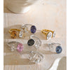 Multi Color Stainless Steel Oval K9 Crystal Adjustable Ring for Women Gold Color Pvd Plated Shiny Jewelry - Image 5