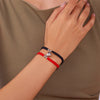 Magnetic Heart Couple Bracelets Set of 2 Braided Rope - Image 38
