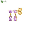 Silver Needle Colorful Gemstone Earrings for Women Water Drop Pendant Stud Earrings Wedding Jewelry Gifts - Image 53