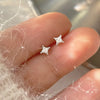 Silver Zircon Star Tiny Stud Earrings for Women Jewelry Minimalist Ear Hole Care Accessories Gifts Earrings for Women - Image 1
