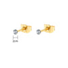 1 Pair Titanium 2/3/4/5mm CZ Stud Earrings 20G Minimalist Wedding Cartilage Helix Tragus Piercing Jewelry - Image 11
