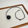 Minimalist Metal Geometric Ball Pendant Necklace for Women Design Sweater Chain Accessories - Image 7
