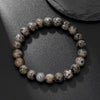 2/4pcs Flame Stone Bracelet with Raw Stone Accessories, UV Luminescent Rock, Handmade Elastic Bracelet - Image 5