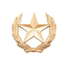 Five-pointed Star Brooches Badge Metal Wheat Lapel Pin Men's Suit Shirt Collar Clothing Accessories - Image 5