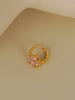 Glamour Lady Simple Zircon Set Flower Earrings Banquet Jewelry - Image 6