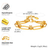 Gold Plated Chunky Oval Link Chain Stainless Steel Bracelet for Women, Minimalist Jewelry Gift - Image 6