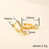 Simple Disc Dangle Earrings for Women Inlaid CZ Stone Female Accessories Versatile Daily Wearable Jewelry - Image 5