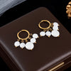 316L Stainless Steel Exaggerated Golden Flower Dangle Earrings For Women Jewelry Gift Party - Image 10
