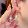 Silver Color Plated Transparent Round Balls Stud Earrings For Women Korean Earring For Girl Jewelry - Image 8