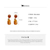 Vintage Irregular Resin Drop Dangle Earrings For Women Geometric Water Droplet Earrings Wedding Ear Jewelry K - Image 6