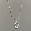 Textured Flower Pendant Necklace on Fine Chain - Image 19