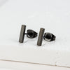 1 Pair Minimalist Brief Square Bar Stud Earrings For Women Rectangle Earrings - Image 5