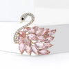 Classic Rhinestones Swans Brooches for Women Unisex Creativity Animals Pins Banquets Party Backpack Gifts Jewelry Accessories - Image 8