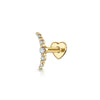 Silver Zircon Stud Earrings 1PC Eight pointed star Women Gold/Silver Heart Flat back piercing Jewelry Gift - Image 25
