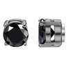 1-12 Pair Stainless Steel Magnetic Non Piercing Inlaid Cubic Zirconia Stud Earrings Clip on Hoop Earrings Set for Men Women - Image 8