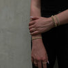 Gold Color Bracelets 2/3/4/5/6/8/10MM Ball Beads Cuff Bracelet for Women Men Charms Metal Statement Jewelry - Image 5
