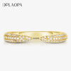 Dplaopa Silver Gold Open CZ Zircon Adjustable Line Rings Women Rock Punk Classic Gift Wedding Jeweley - Image 1