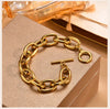 Chunky Toggle Link Chain Bracelet in Stainless Steel - Image 32