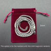 Watereproof Stainless Steel Bamboo Round Box Chain Necklace Cool Punk Hip-Hop Unisex Jewelry Gifts For Men Women - Image 8