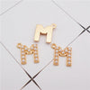 10-26PCS Alphabet Charms With Plastic Pearl Alloy Gold Color English Letter Pendant Necklace Bracelet Jewelry Accessory - Image 22