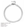Silver Color Snake Chain Anklet for Women Beach Chain Ankle Gifts Stainless Steel Not Allergic Men's Blade Chain Wholesal - Image 8