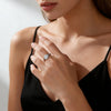 Stainless Steel Signet Chunky Dome Ring Gold Color Rays Texture Finger Ring Women Minimalist Simple Jewelry - Image 4