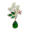 Green Yellow Leaves Flower Bouquet Wheat Ear Brooch for Women Creative Rhinestone Pin Suit Clothing Jewelry Accessories - Image 39