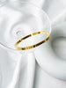 Ghidbk 316L Stainless Steel Pvd Gold Plated Plain Textured Bangle Women's Stackable Bracelets Jewelry - Image 5