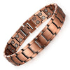 Retro Style Cross-shaped Full Magnetic Copper Bracelet, Dark Ghost Magnetic Stone Bracelet, Halloween/Christmas Jewe - Image 9