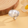 Baroque Imitation Pearl Torque Necklace Bangle Ring Set For Women Wedding Clavicle Jewelry Set - Image 13