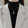 316L Stainless Steel Sun Pendant Necklace For Women and Planet Clavicle Chain Party Jewelry Gifts - Image 2