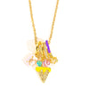 316L Stainless Steel Colorful Zircon Flower Star Pendant Necklace for Women Personality Special Jewelry Gifts - Image 14