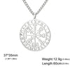 Vintage Viking Compass Rune Pendant Necklace Stainless Steel Nordic Odin Vegvisir Amulet Punk Party Jewelry Gift - Image 7