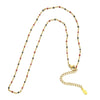 Hot Pink Stainless Steel Link Cable Chain Gold Color Satellite Enamel Beads Necklace for Women Chic Summer Gift - Image 21