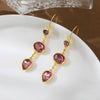 Bohemian Three-Layer Drop Artificial Gemstone Long Pendant Women's Earrings, Suitable for Formal Events or Dates - Image 6