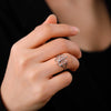 Leviathan Cross Satan Ring for Men Women Church of Satanic Symbol Talisman Amulet Demon Devil Signet Rings Jewelry - Image 2