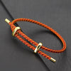 Adjustable Simple Stainless Steel Wire Charm Bracelet Unisex Sliding Knot Good Luck Red Rope Braslet Outdoor Cycling Accessories - Image 1
