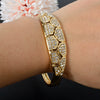 Sunny Jewelry Bridal Wedding Set Acorite Zircon Classic Gold Plated Earrings Necklace Bracelet Ring For Women Gift Anniversary - Image 5