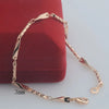 15 Style Choose Women Men Girl Rose Gold Color Curb/Weaving Bracelets Chains Jewelry 18cm-23cm - Image 11
