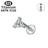 Titanium Triangle Shape Inlay Ear Helix Cartilage Conch Tragus Piercing CZ 16G Earring Hoops Septum Nose Ring Body Jewelry - Image 7