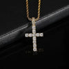 60Cm Twisted Chain Long Necklace for Women/Men Cubic Zirconia Cross Pendant Necklace Gift Love Accessories - Image 7