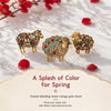 Classic Rhinestone Metal Sheep Brooches for Women Unisex Zodiac Animal Pins Casual Party Jewelry Accessories Gifts - Image 4