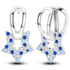 Women's Silver Snowflake Christmas Sparkling Zircon Winter Earrings Fit For Engagement Parties Jewelry - Image 25