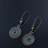 Ethnic Vintage Bohemia Big Ear Hook Drop Earrings For Women Geometric Leaf Wing Flower Hollow Round Boho Earings Antique Jewelry - Image 29