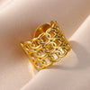 316L Stainless Steel Rings for Women Gold Color Classic rings wedding couple rings Jewelry - Image 2